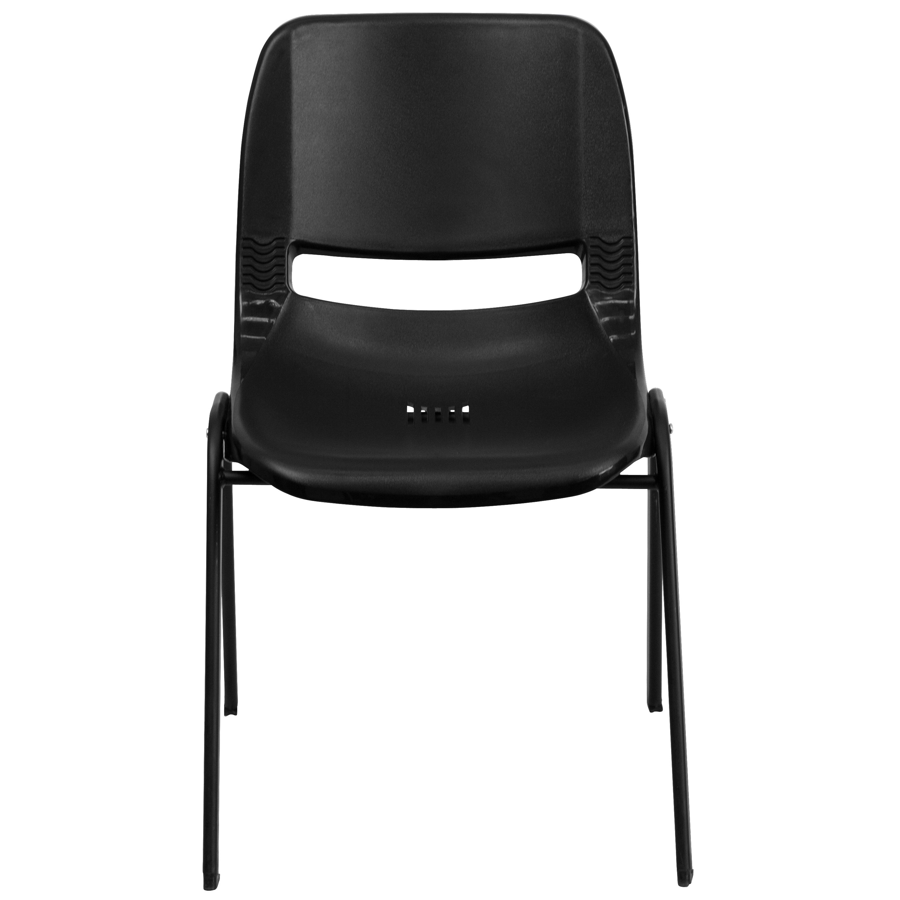 Orange Ergonomic Shell Student Stack Chair - Classroom Chair/Office Guest Chair - Picture 12 of 82