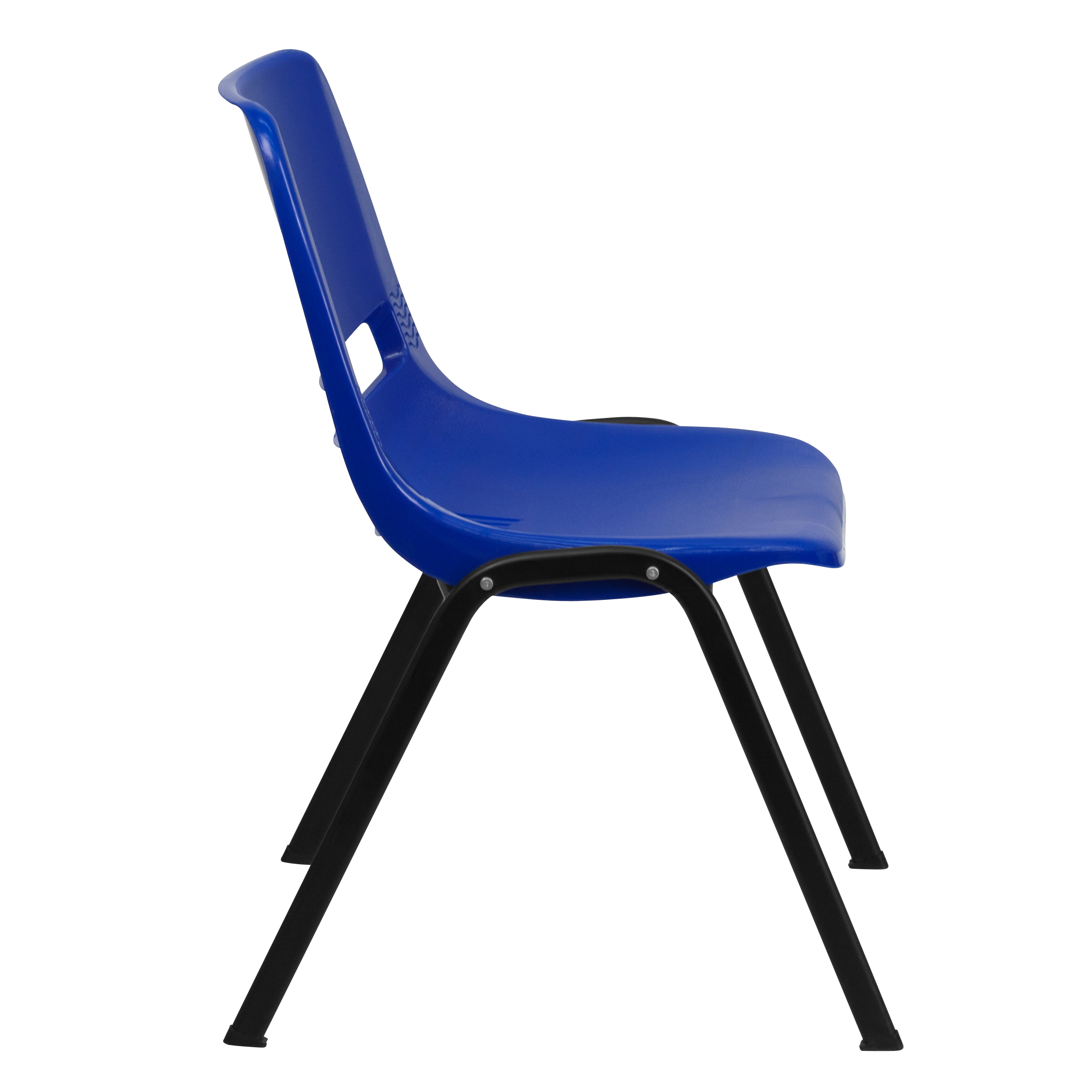 Orange Ergonomic Shell Student Stack Chair - Classroom Chair/Office Guest Chair - Picture 34 of 82