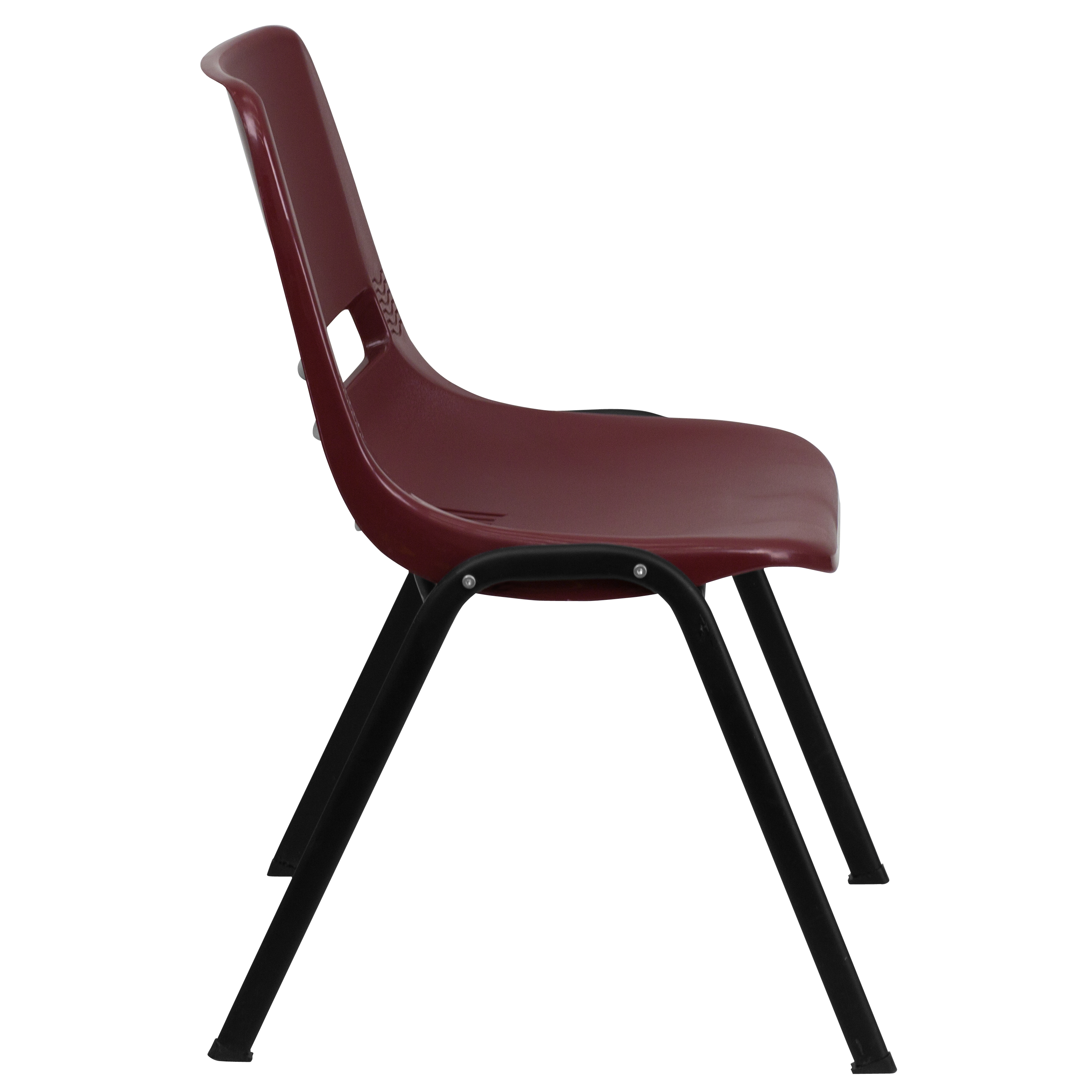 Orange Ergonomic Shell Student Stack Chair - Classroom Chair/Office Guest Chair - Picture 22 of 82