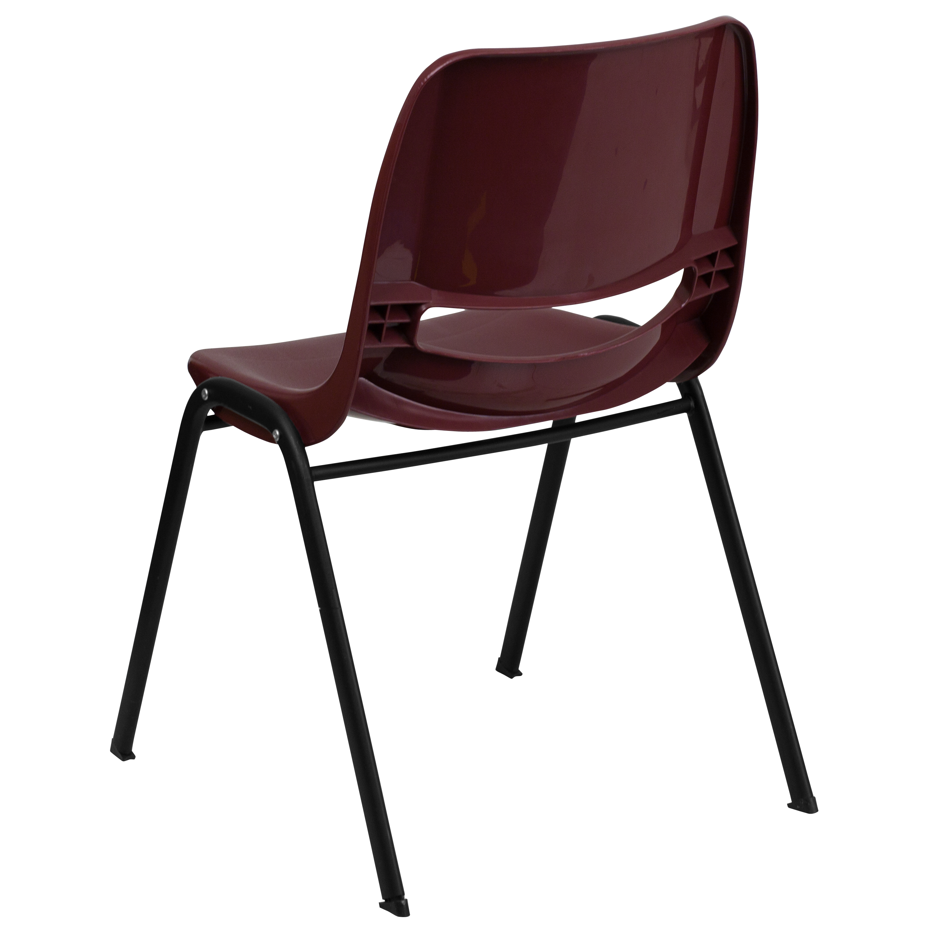 Orange Ergonomic Shell Student Stack Chair - Classroom Chair/Office Guest Chair - Picture 21 of 82