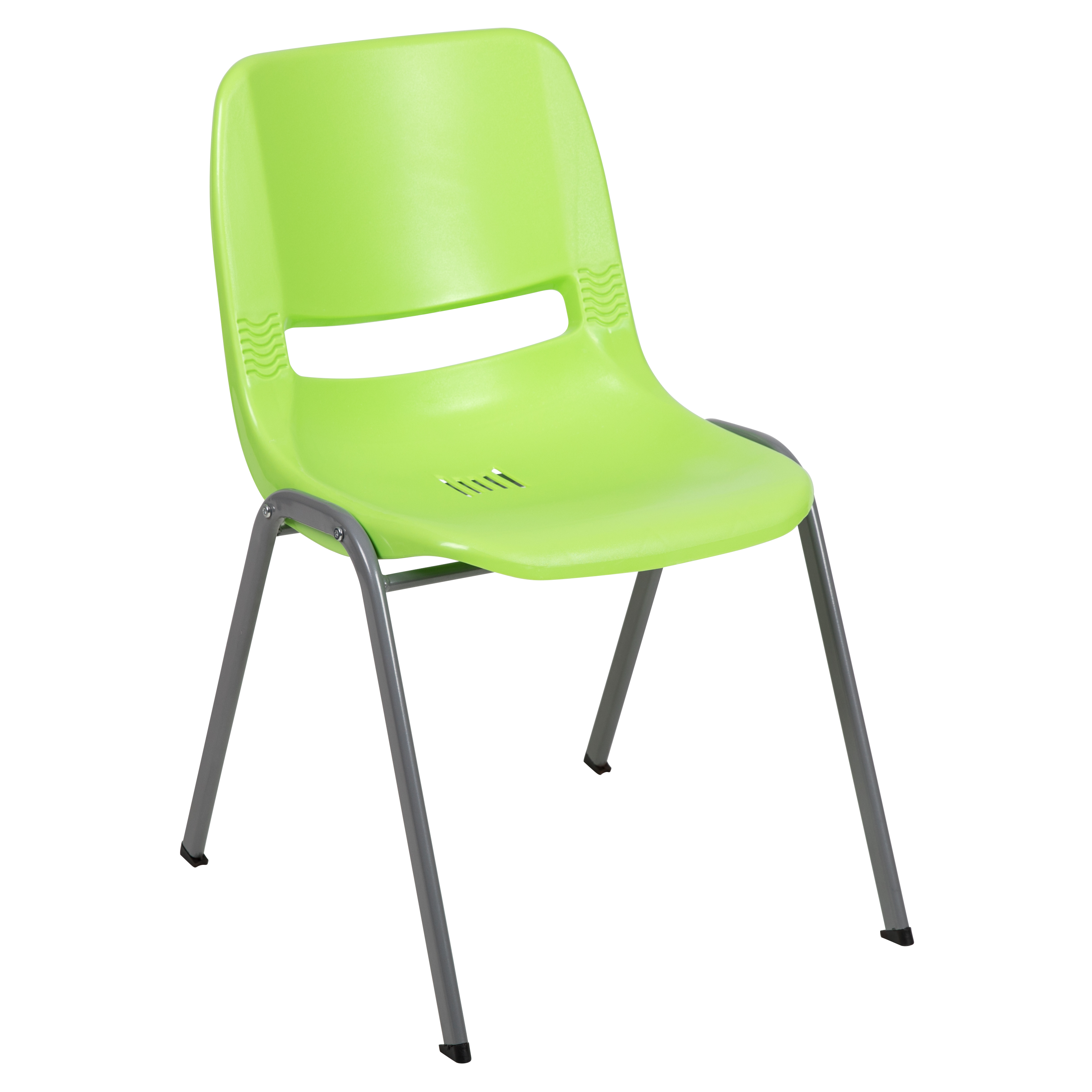 Orange Ergonomic Shell Student Stack Chair - Classroom Chair/Office Guest Chair - Picture 60 of 82