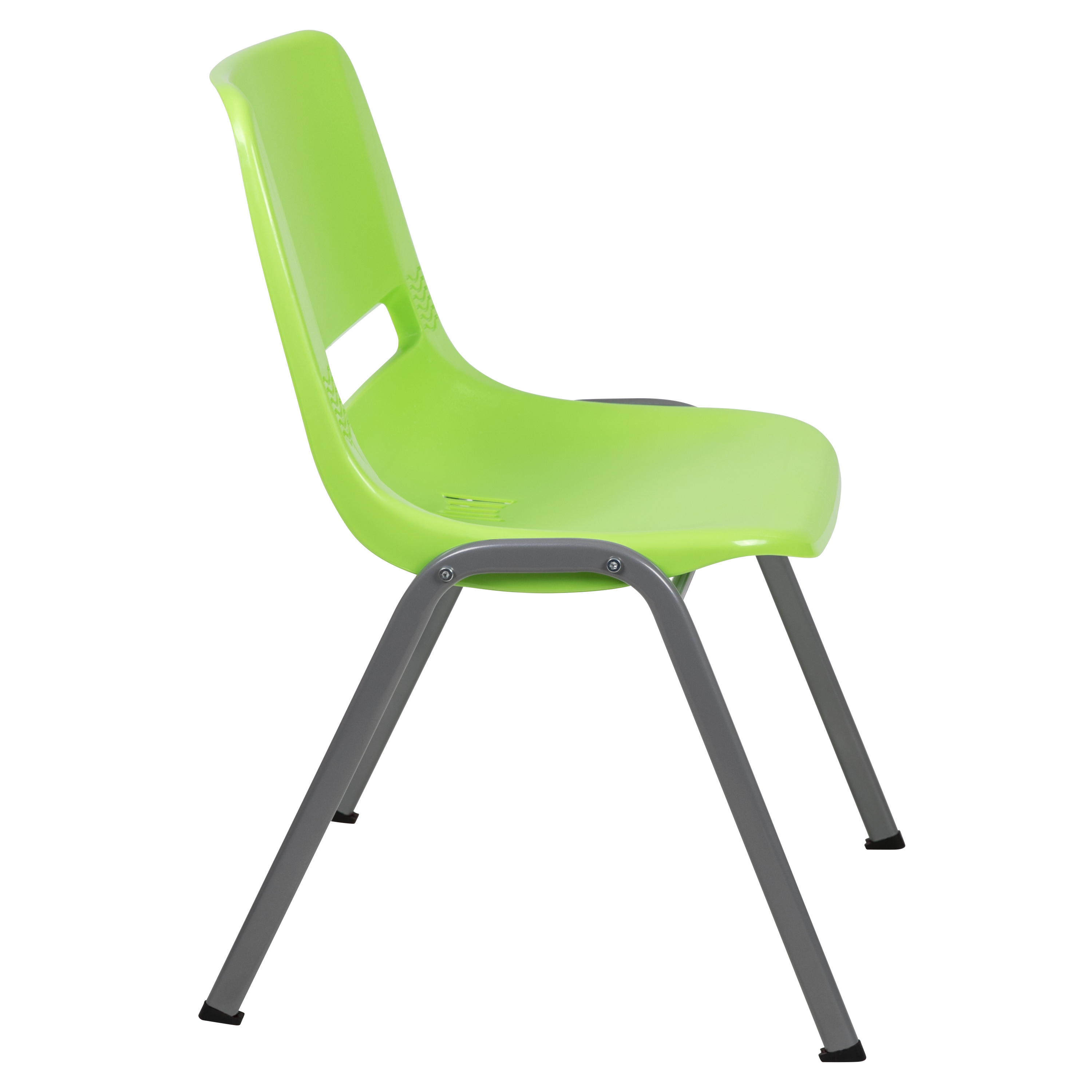 Orange Ergonomic Shell Student Stack Chair - Classroom Chair/Office Guest Chair - Picture 70 of 82