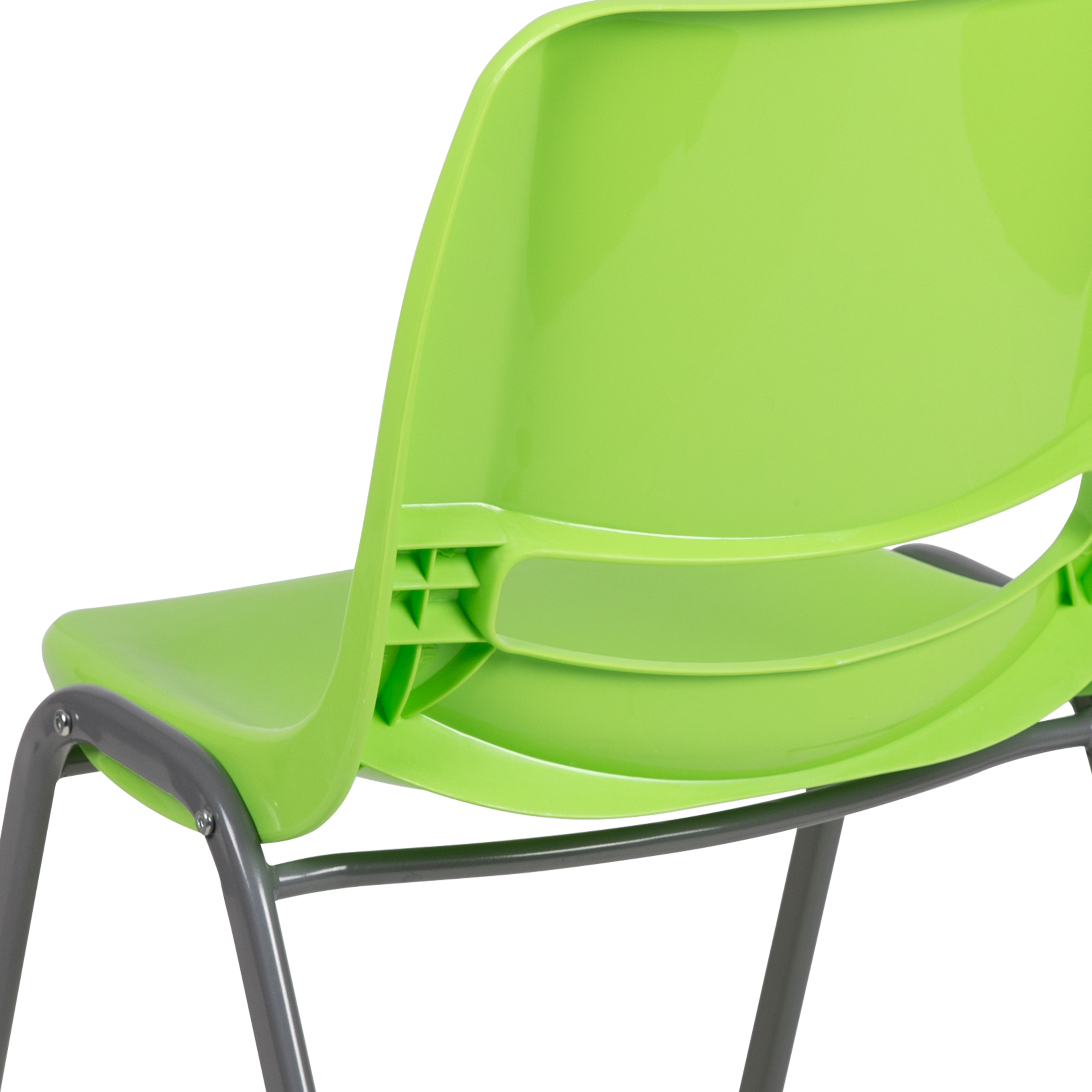Orange Ergonomic Shell Student Stack Chair - Classroom Chair/Office Guest Chair - Picture 66 of 82