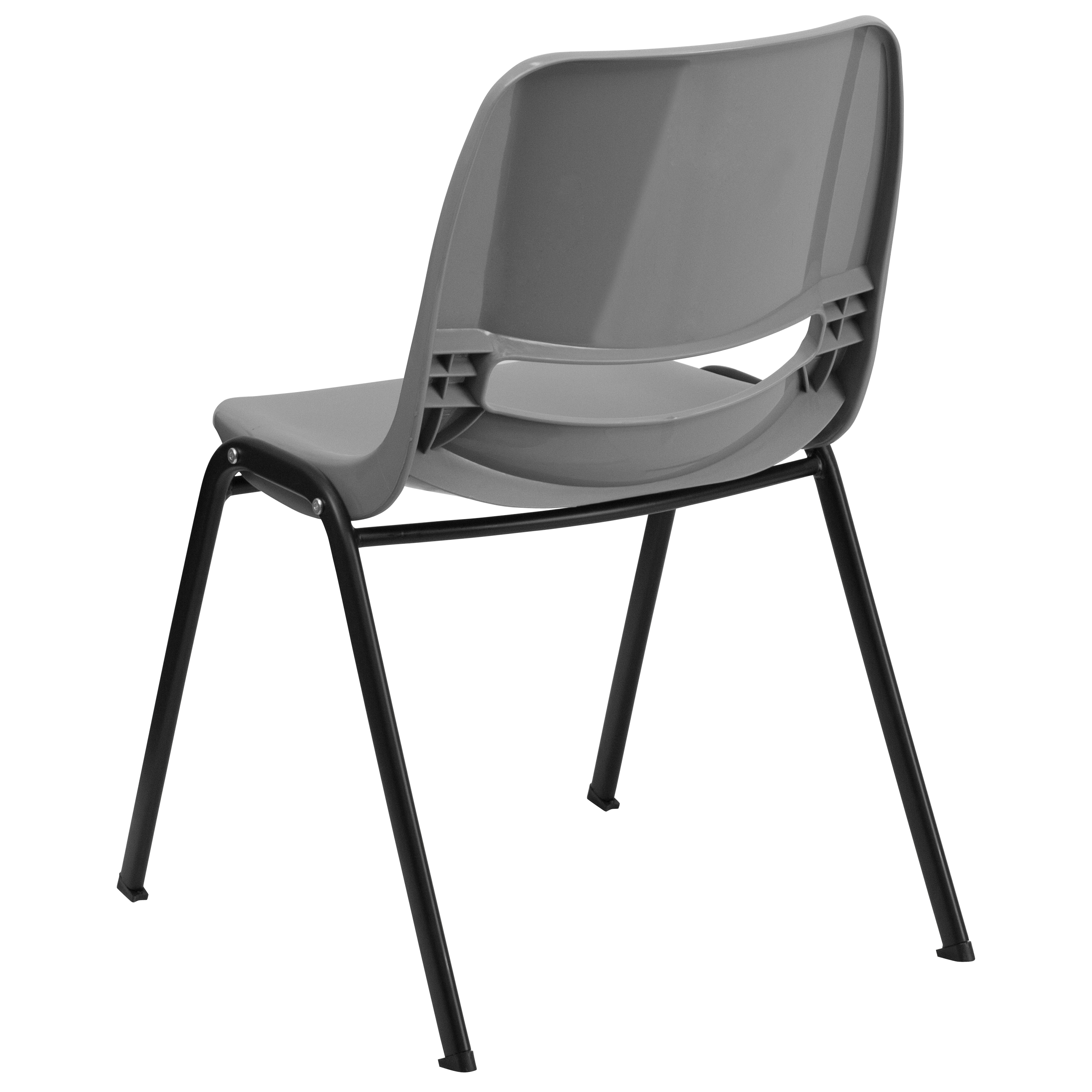 Orange Ergonomic Shell Student Stack Chair - Classroom Chair/Office Guest Chair - Picture 44 of 82