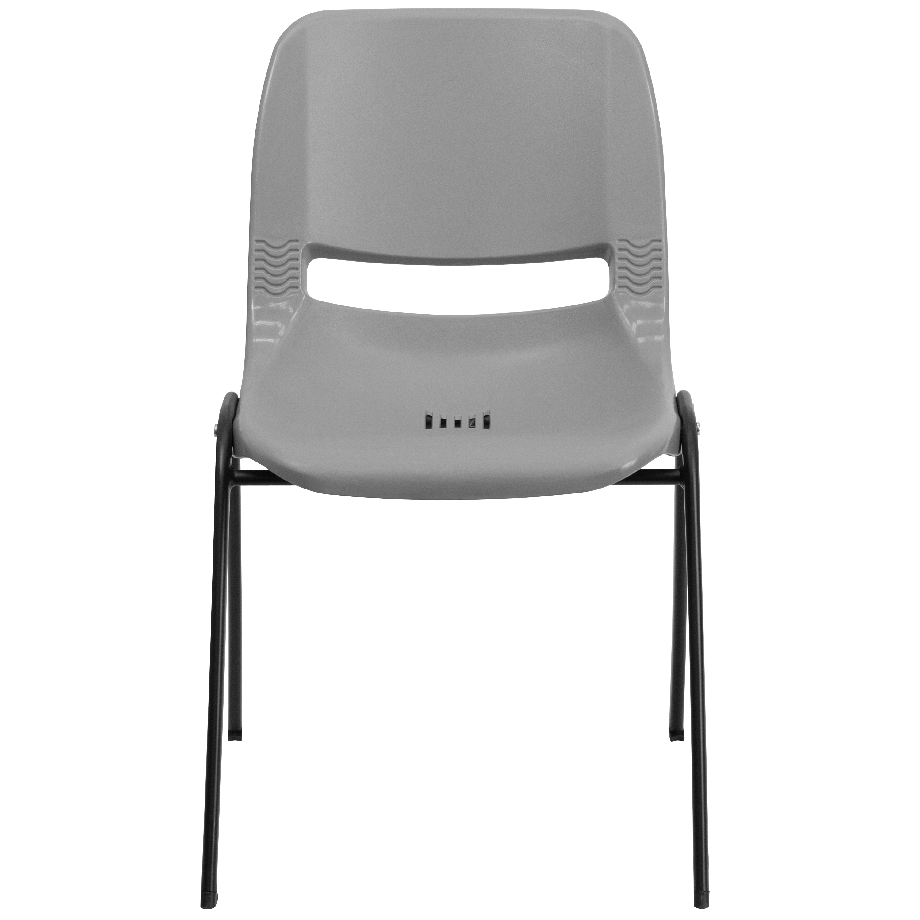 Orange Ergonomic Shell Student Stack Chair - Classroom Chair/Office Guest Chair - Picture 46 of 82