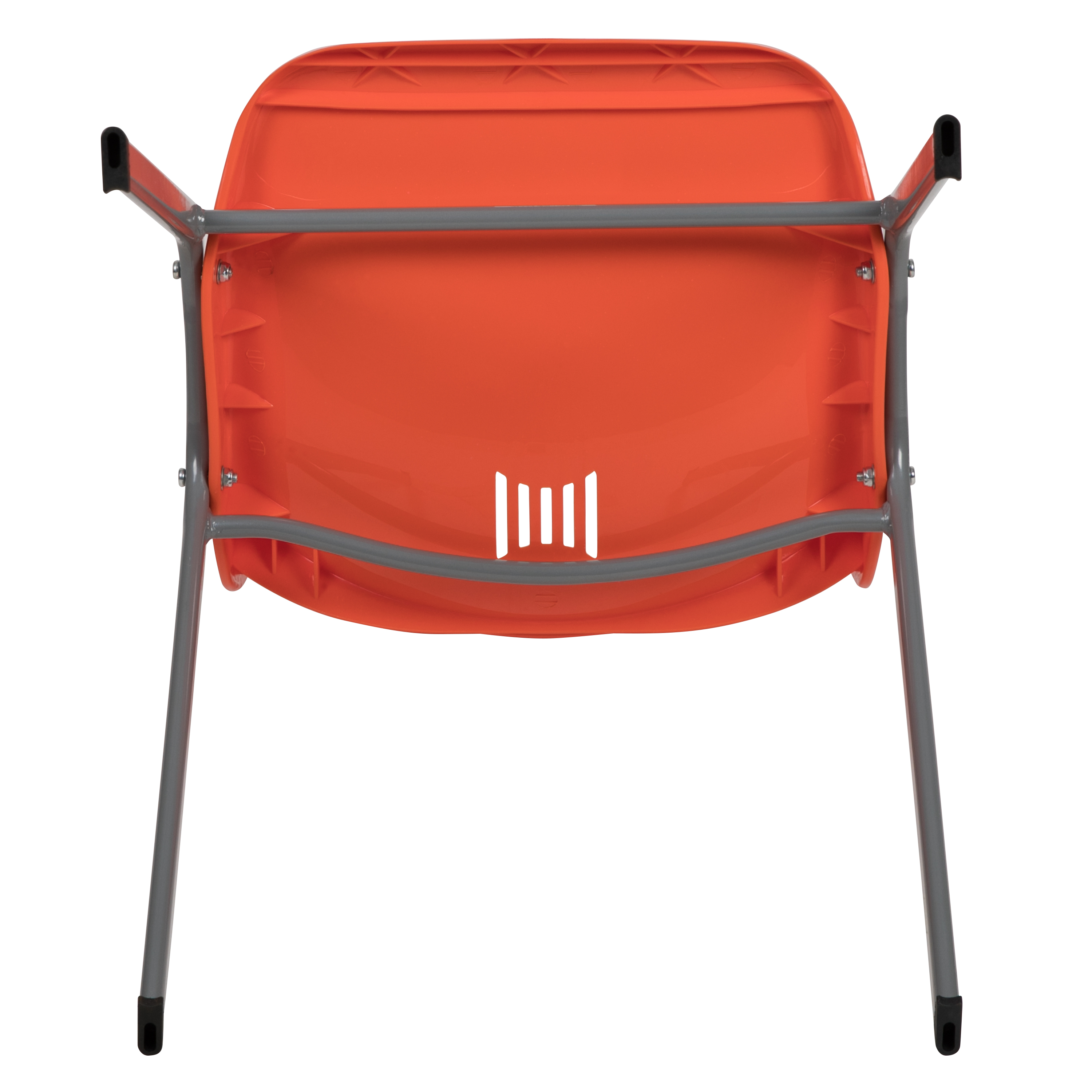 Orange Ergonomic Shell Student Stack Chair - Classroom Chair/Office Guest Chair - Picture 80 of 82